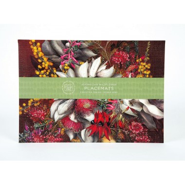 Placemat Set - Australian Wildflowers